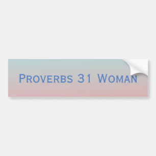 Autocollant De Voiture Joli Proverbes rose et bleu Ombre 31