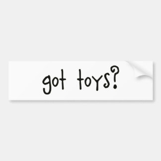 Autocollant De Voiture jouets obtenus ? adhésif pour pare-chocs