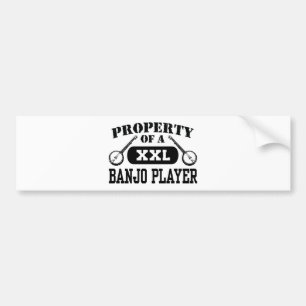 Autocollant De Voiture Joueur Banjo