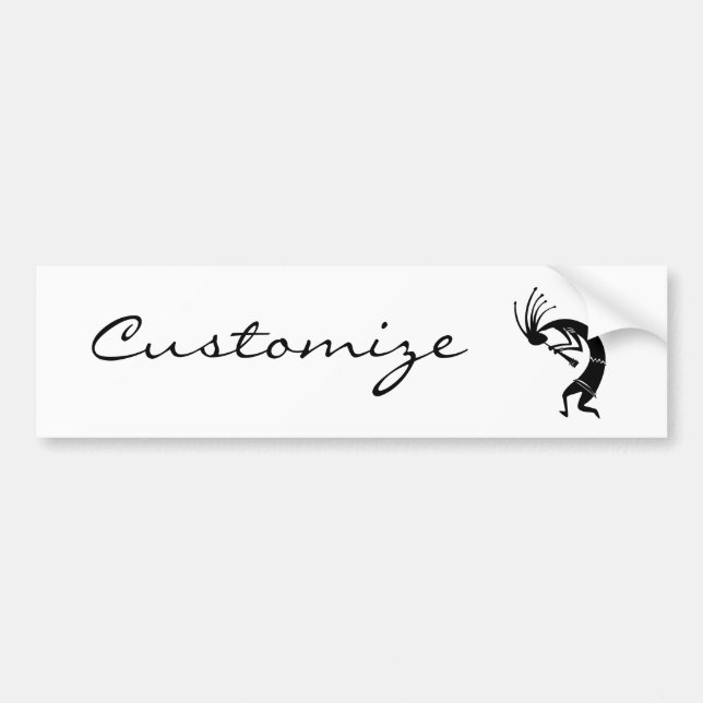 Autocollant De Voiture Joueur de flûte Kokopelli Thunder_Cove (Devant)