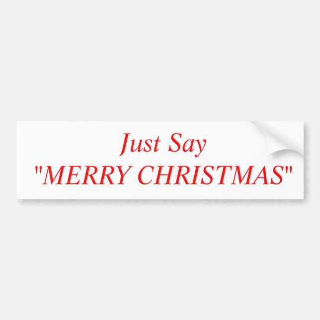 Autocollant De Voiture Joyeux Noël (Devant)