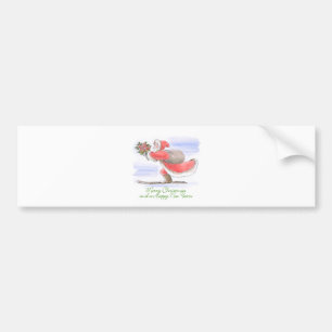 Autocollant De Voiture Joyeux Noël et bonnes cartes du Nouvel An