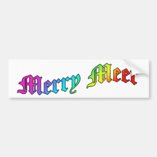 Autocollant De Voiture Joyeux rassemblement BumperSticker