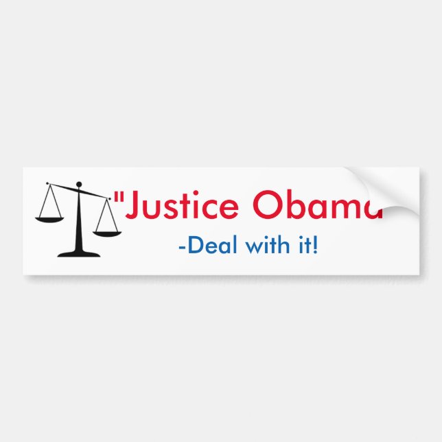 Autocollant De Voiture "Juge Obama " (Devant)