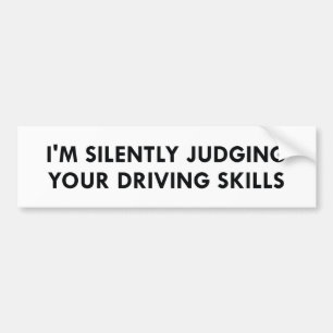 Autocollant De Voiture Juger vos compétences en conduite