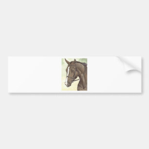 Autocollant De Voiture Jument de l'annexe QH de champion de CHEVAL