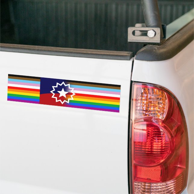 Autocollant De Voiture Junetten Pride LGBTQ (Sur camion)