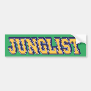 Autocollant De Voiture Junglist Les Amateurs De Musique Jungle