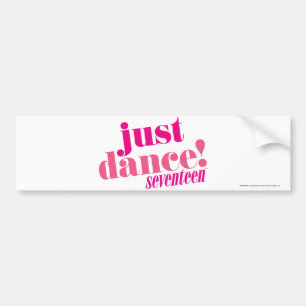 Autocollant De Voiture Juste danse - rose