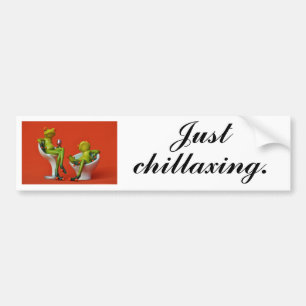 Autocollant De Voiture Juste un chillaxage