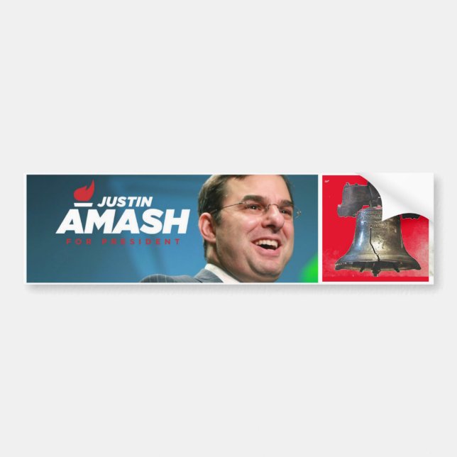 Autocollant De Voiture Justin Amash 2020 (Devant)