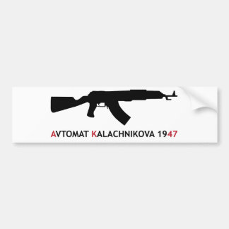 AUTOCOLLANT DE VOITURE ** KALACHNIKOV **