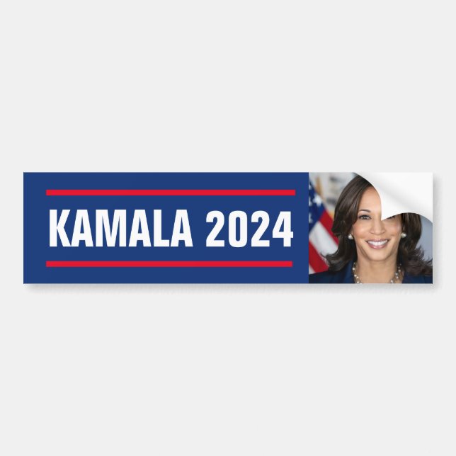 AUTOCOLLANT DE VOITURE KAMALA 2024 (Devant)
