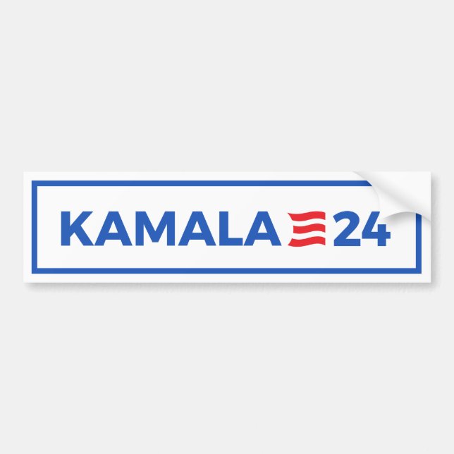 AUTOCOLLANT DE VOITURE KAMALA 2024 (Devant)