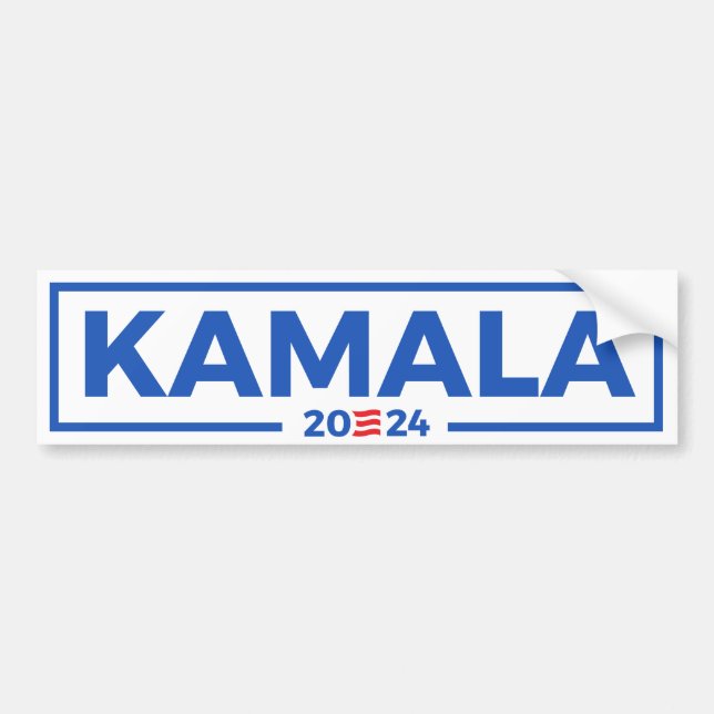 AUTOCOLLANT DE VOITURE KAMALA 2024 (Devant)