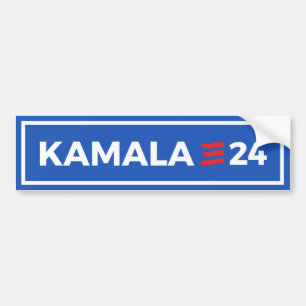 AUTOCOLLANT DE VOITURE KAMALA 2024