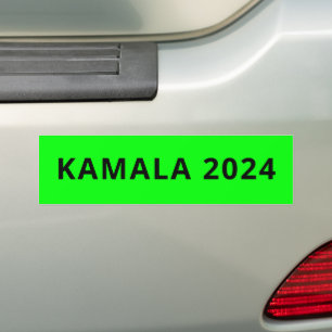 Autocollant De Voiture kamala 2024 simple texte personnalisé moderne brat