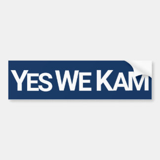 Autocollant De Voiture Kamala Harris 2024 OUI NOUS KAM