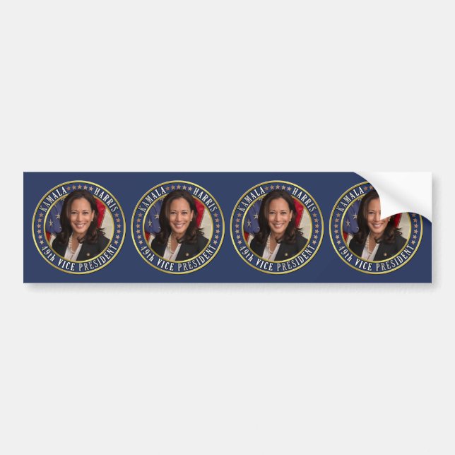 Autocollant De Voiture Kamala Harris 49e vice-présidente (Devant)