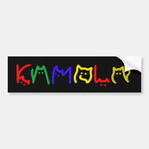 Autocollant De Voiture Kamala Harris - Cat Lettering