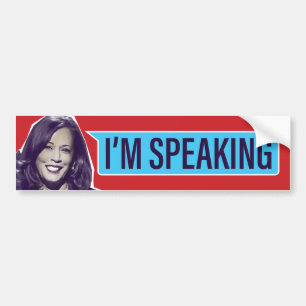 Autocollant De Voiture Kamala Harris / Je parle