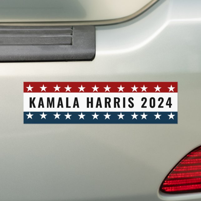 Autocollant De Voiture Kamala Harris Pour Président 2024 (En voiture)