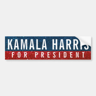 Autocollant De Voiture Kamala Harris Président Parties scintillant électo