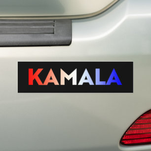 Autocollant De Voiture Kamala rouge blanc dégradé noir
