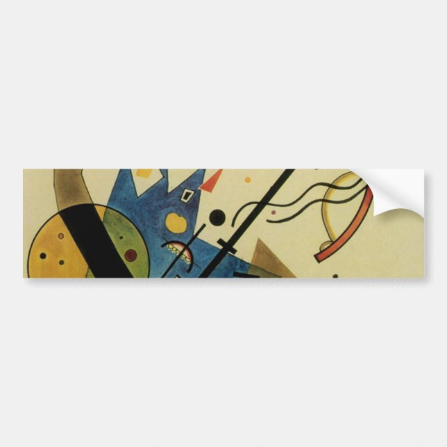 Autocollant De Voiture Kandinsky Cercles Abstraits Formes (Devant)