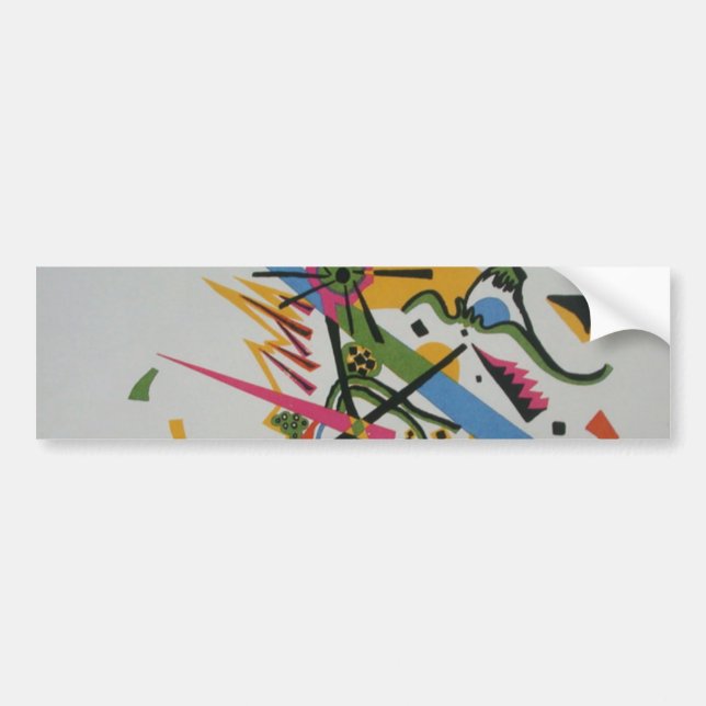 Autocollant De Voiture Kandinsky Small Worlds (Devant)