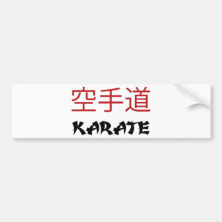 Autocollant De Voiture Karaté