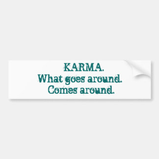 AUTOCOLLANT DE VOITURE KARMA