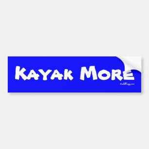 Autocollant De Voiture KAYAK PLUS d'adhésif pour pare-chocs