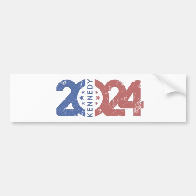 Autocollant De Voiture Kennedy 2024 RFK Jr pour le président (Devant)