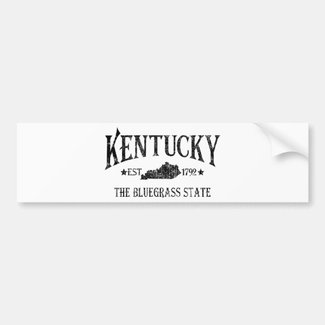 Autocollant De Voiture Kentucky (Devant)