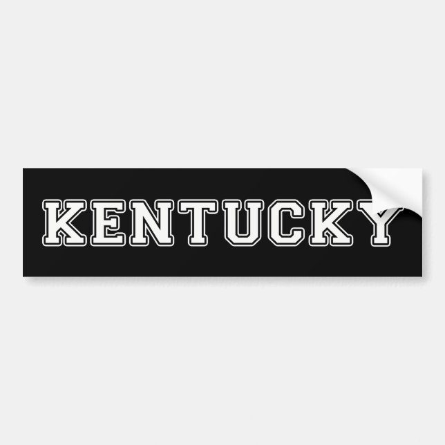 Autocollant De Voiture Kentucky (Devant)