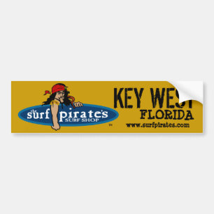 Autocollant De Voiture Key West surfent l'adhésif pour pare-chocs de