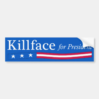 Autocollant De Voiture Killface pour le Président adhésif pour pare-chocs
