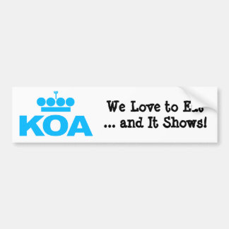 AUTOCOLLANT DE VOITURE KOA 2012