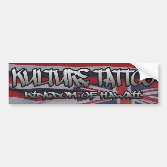 Autocollant De Voiture Kulture Tatto (Devant)
