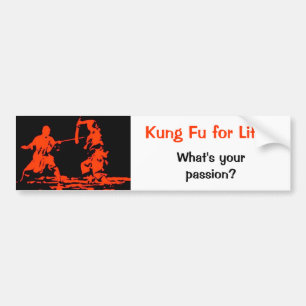Autocollant De Voiture Kung Fu pendant la vie