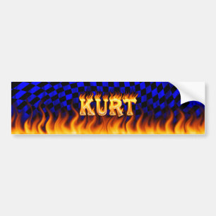 Autocollant De Voiture Kurt, véritable modèle d'autocollant pour pare-feu