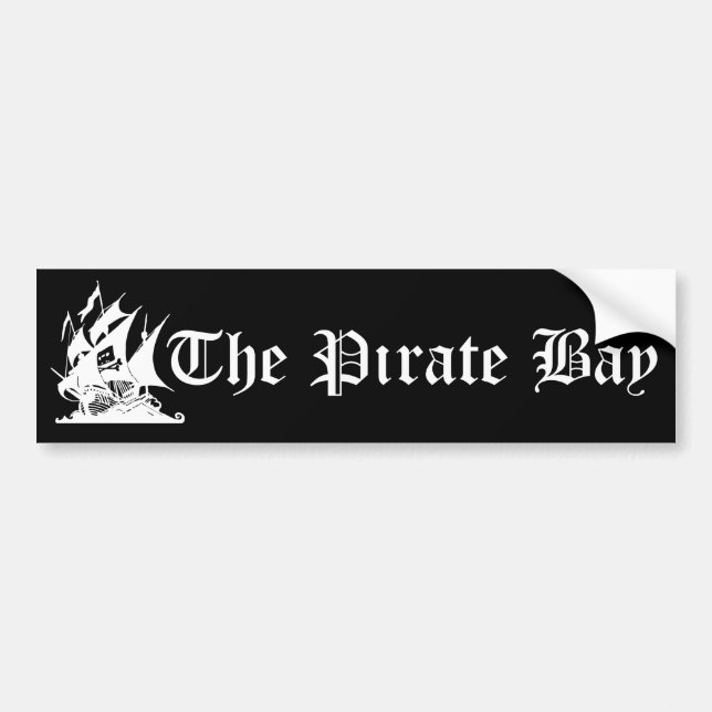 Autocollant De Voiture La baie de pirate (Devant)