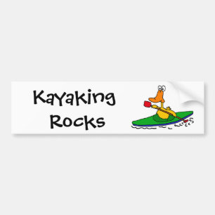 Autocollant De Voiture La BV canard Kayaking drôle