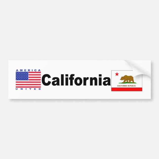 Autocollant De Voiture La Californie (Devant)