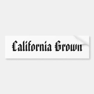 Autocollant De Voiture La Californie développée