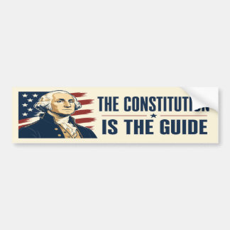 Autocollant De Voiture La Constitution Est Le Guide George Washington