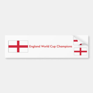 Autocollant De Voiture La coupe du monde de l'Angleterre soutient