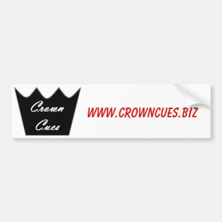 Autocollant De Voiture La couronne positionne l'adhésif pour pare-chocs