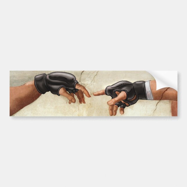 Autocollant De Voiture La création du MIXED MARTIAL ART (Devant)